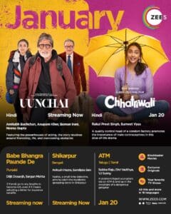 Zee5Global is set to unveil a plethora of new titles across genres and in multiple languages. From heartfelt family entertainers to socially empowering dramas to rib-tickling comedies, the platform brings the ultimate binge fest starring some of the biggest names of South Asian entertainment.