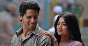 We are then introduced to Tariq (Sidharth Malhotra), a simple man who lives in Rawalpindi, Pakistan. He lobbies a tailor for a job in his shop, and falls in love with the tailor’s niece, Nasreen (Rashmika Mandanna), who is blind, but surely sixth-senses how handsome he is